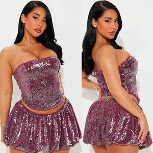 Sequence Skirt Set, Festival Outfits, Trending Outfits, 2 Piece Sets